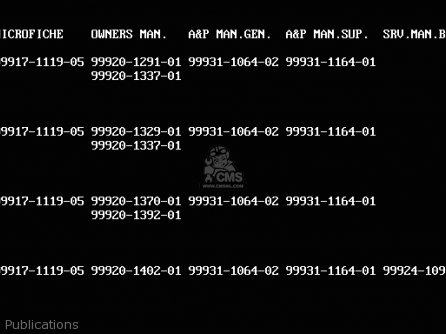 Publications - KX60-B2 1986 USA CANADA