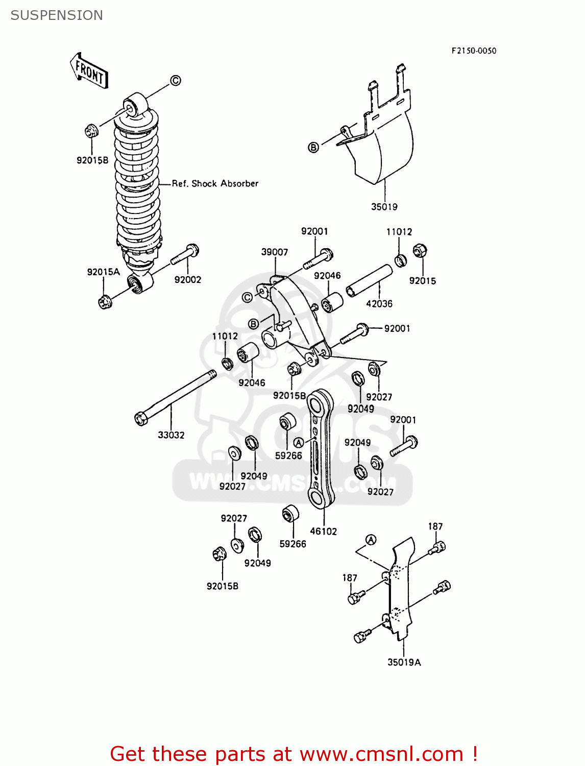 SUSPENSION KX60-B3 1987 UNITED KINGDOM