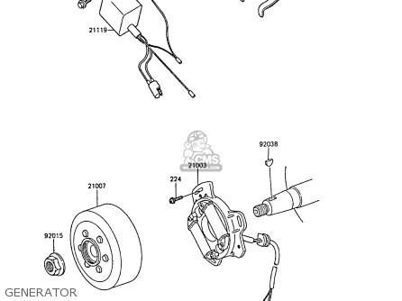 GENERATOR - KX60-B3 1987 UNITED KINGDOM