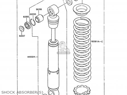 SHOCK ABSORBER(S) - KX60-B3 1987 UNITED KINGDOM