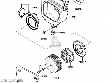 AIR CLEANER - KX60-B3 1987 USA