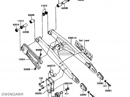 SWINGARM - KX60-B3 1987 USA