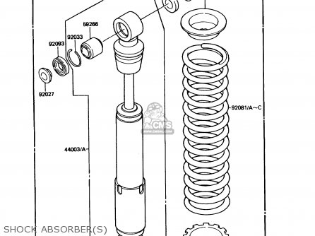 SHOCK ABSORBER(S) - KX60-B3 1987 USA