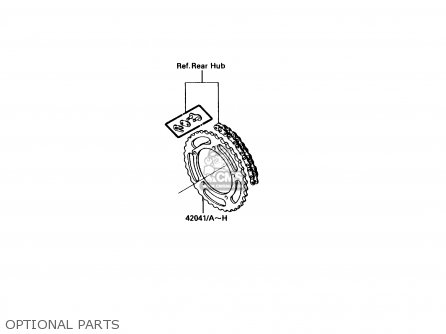 OPTIONAL PARTS - KX60-B3 1987 USA