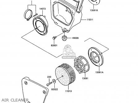 AIR CLEANER - KX60-B4 1988 UNITED KINGDOM