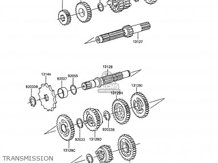 TRANSMISSION - KX60-B4 1988 UNITED KINGDOM