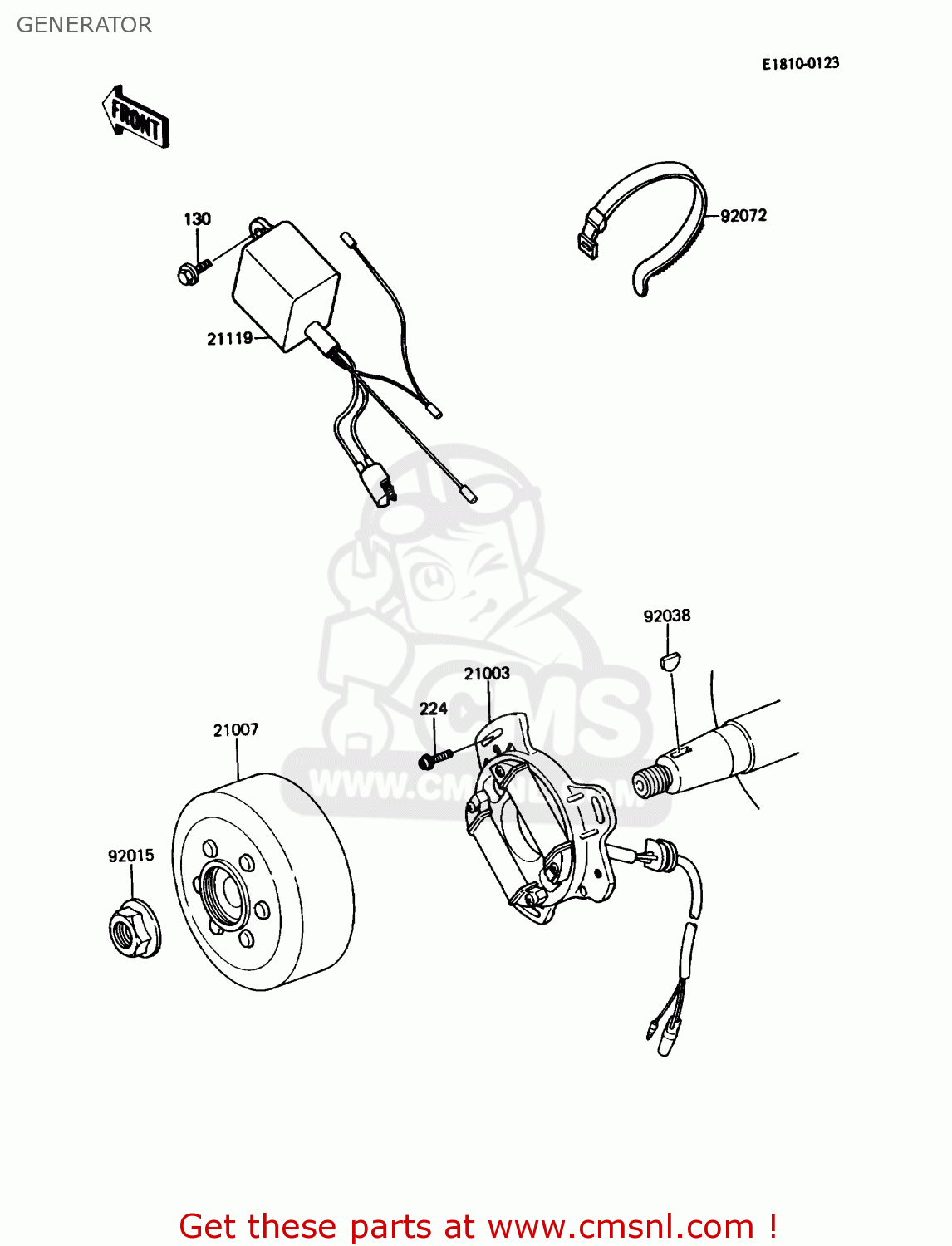 GENERATOR KX60-B4 1988 USA