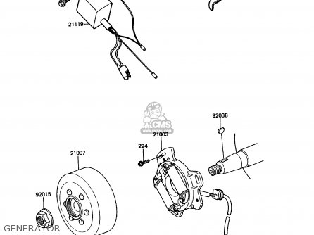 GENERATOR - KX60-B4 1988 USA