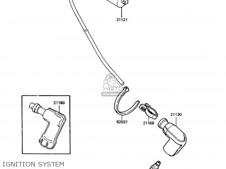 IGNITION SYSTEM - KX60-B4 1988 USA