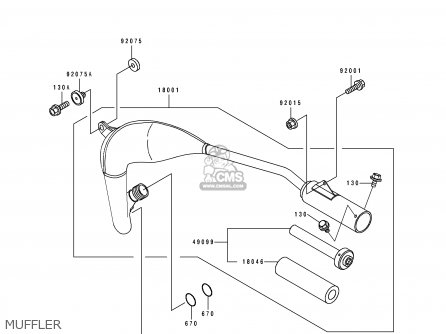MUFFLER - KX60-B6 1990 UNITED KINGDOM AL AS