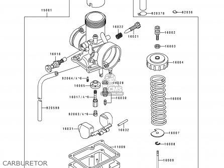 CARBURETOR - KX60-B6 1990 UNITED KINGDOM AL AS