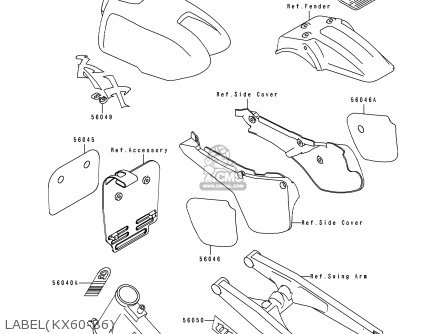 LABEL(KX60-B6) - KX60-B6 1990 UNITED KINGDOM AL AS