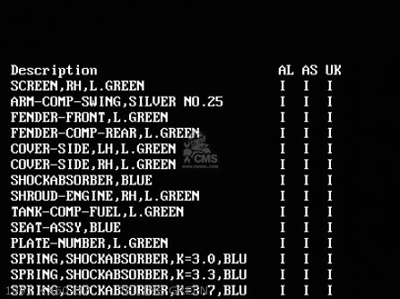 1991 KX60-B7      7F LIME GREEN - KX60-B6 1990 UNITED KINGDOM AL AS