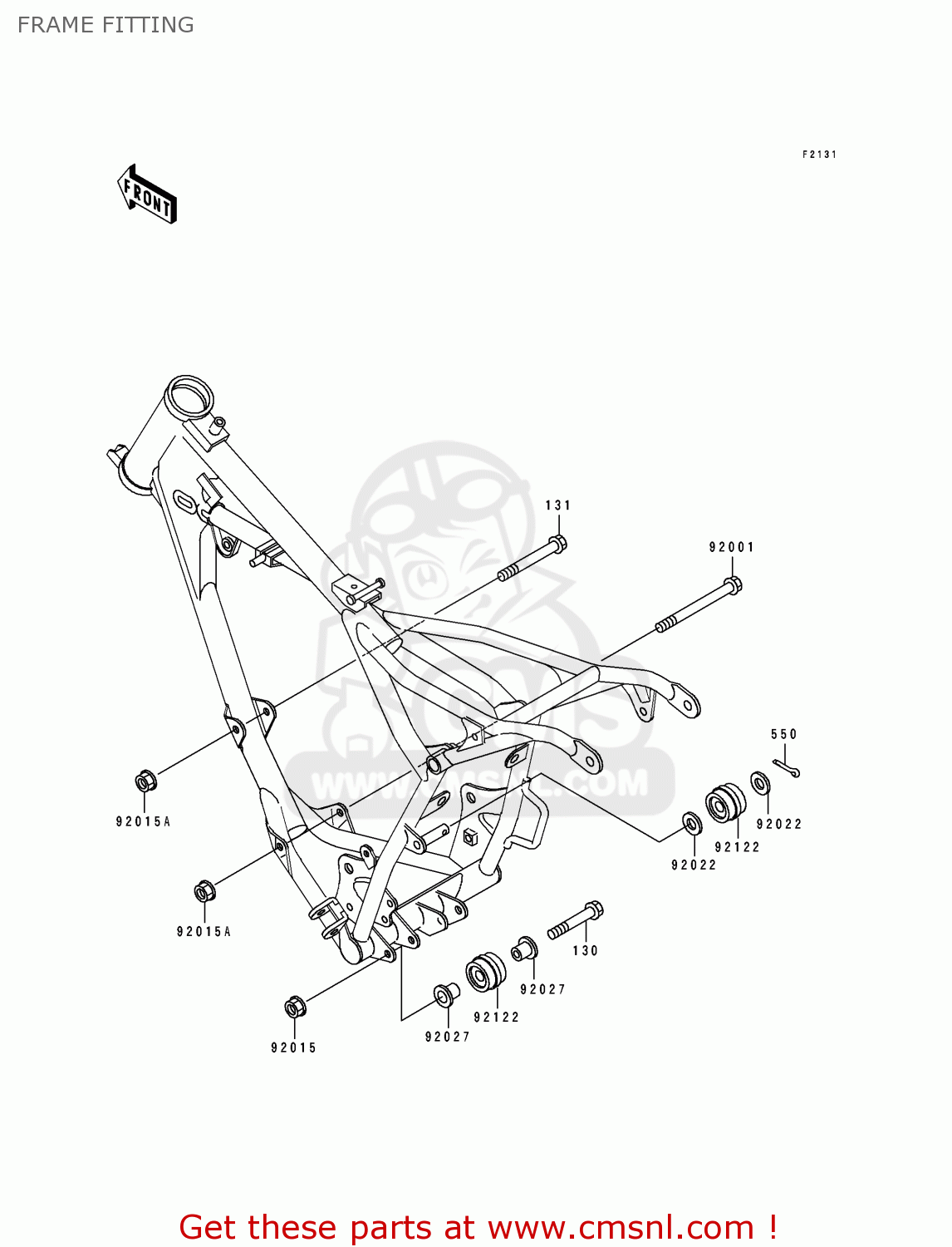 FRAME FITTING KX60-B6 1990 USA