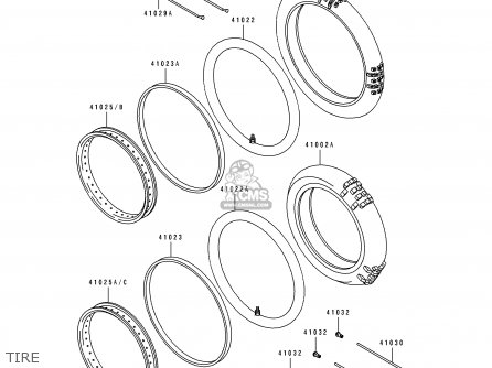 TIRE - KX60-B6 1990 USA