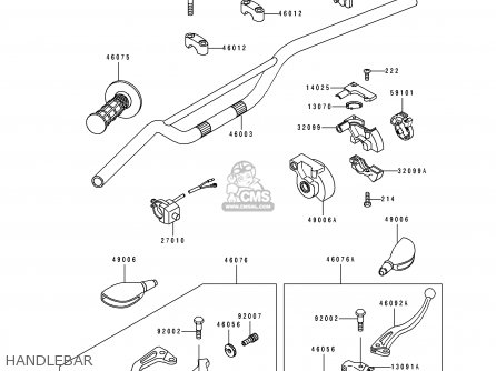 HANDLEBAR - KX60-B6 1990 USA