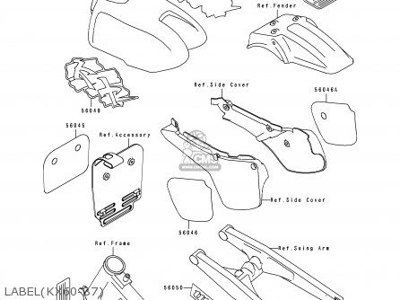 LABEL(KX60-B7) - KX60-B7 1991 USA