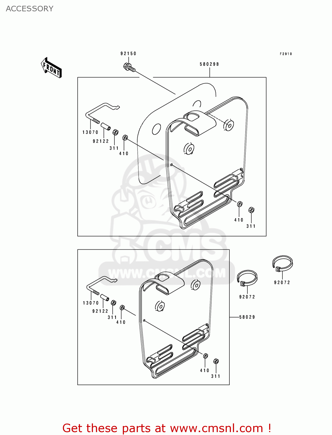 ACCESSORY KX60-B8 1992 USA CANADA