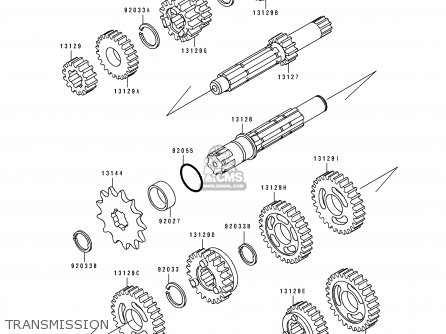 TRANSMISSION - KX60-B9 1993 EUROPE AS