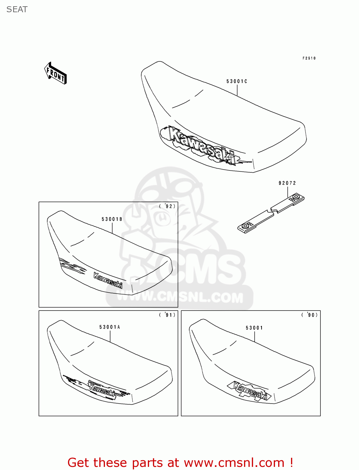 SEAT KX60-B9 1993 USA CANADA
