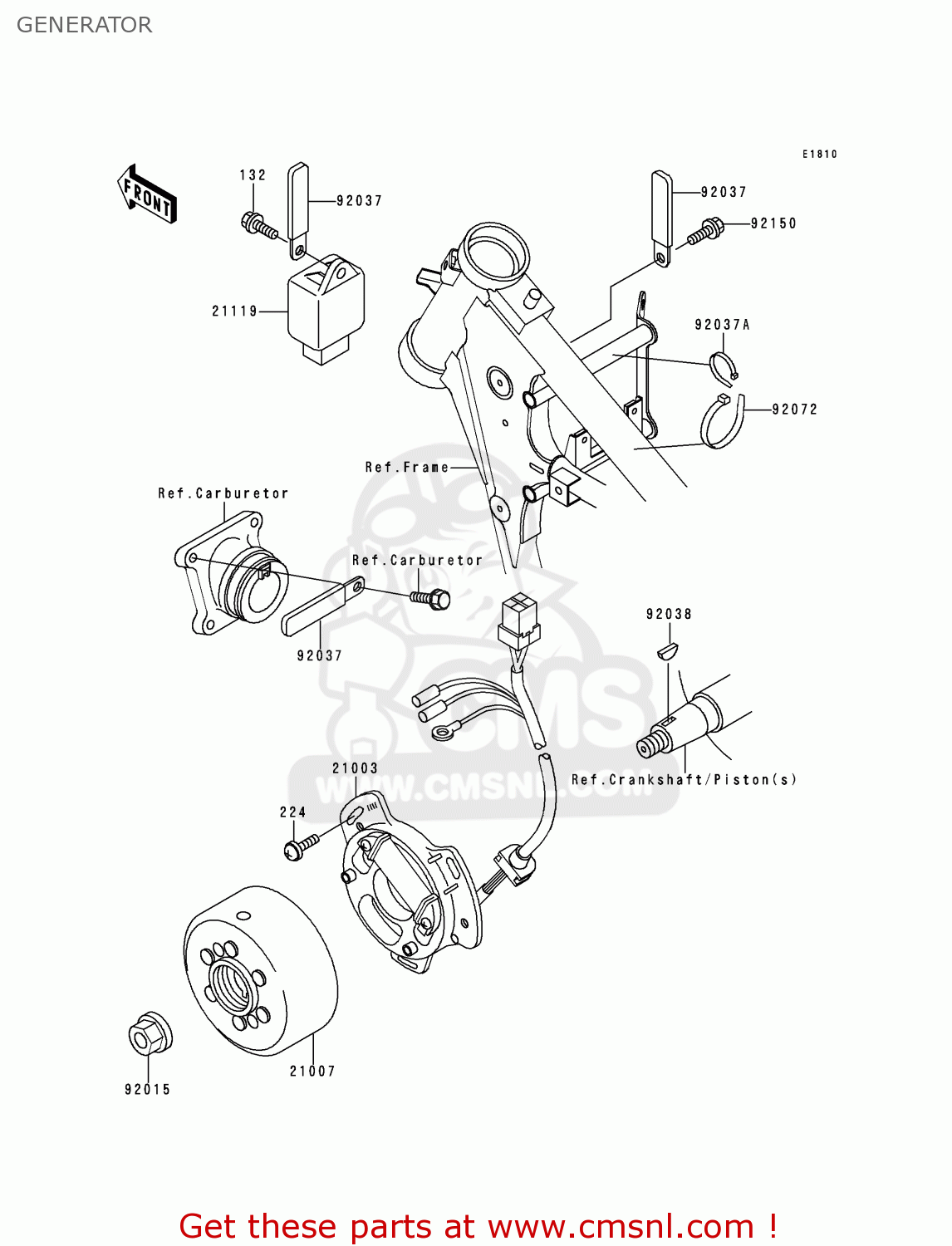 GENERATOR KX65-A1 2000 EUROPE AS