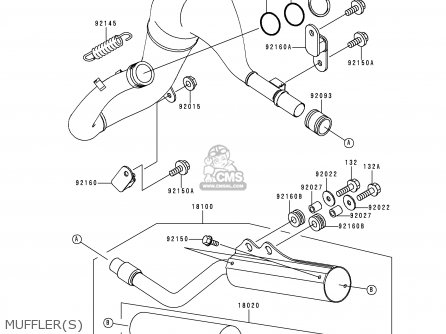 MUFFLER(S) - KX65-A1 2000 EUROPE AS