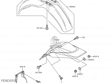 FENDERS - KX65-A1 2000 EUROPE AS