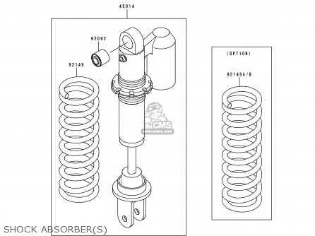 SHOCK ABSORBER(S) - KX65-A1 2000 EUROPE AS
