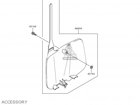 ACCESSORY - KX65-A1 2000 EUROPE AS