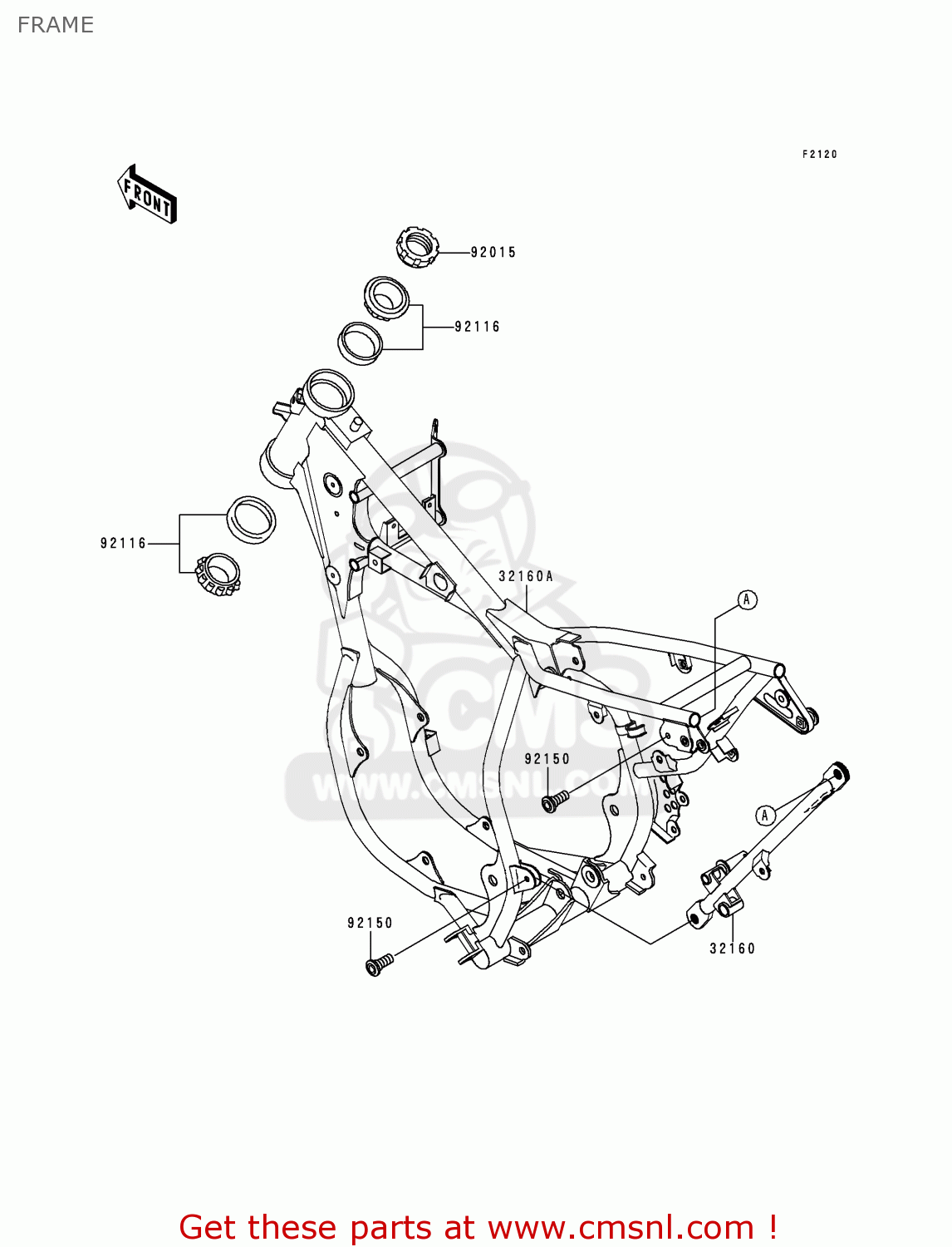 FRAME KX65-A1 2000 USA CANADA