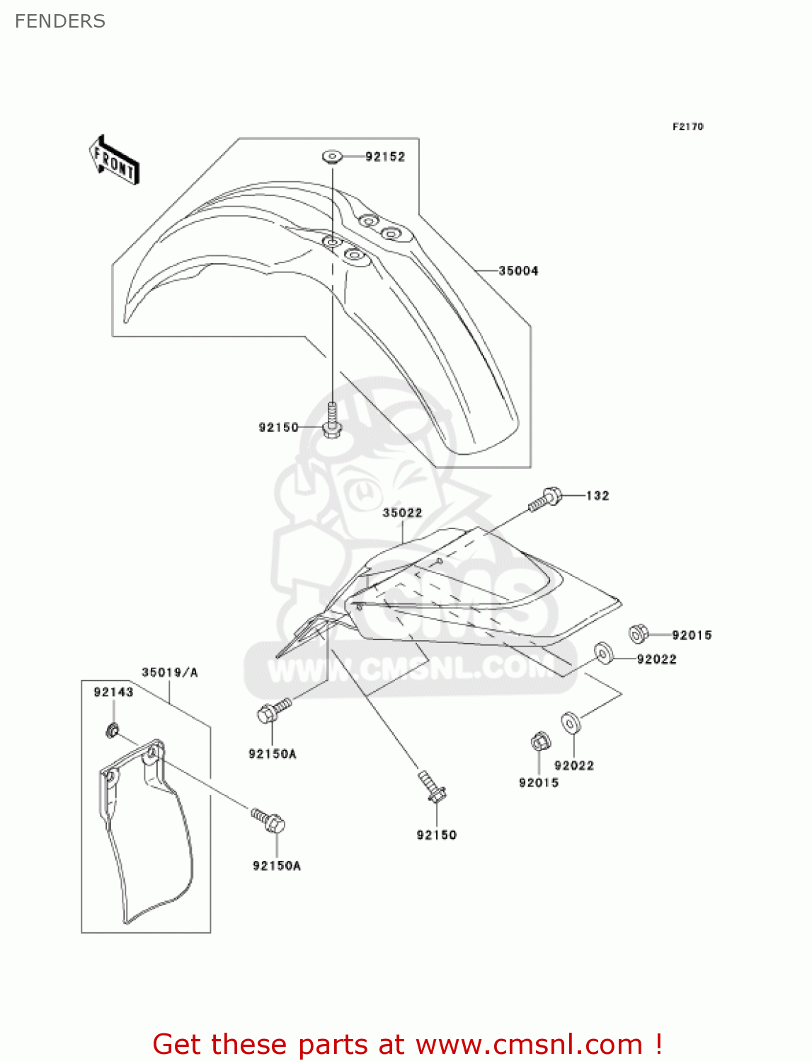 FENDERS KX65-A2 KX65 2001 USA CANADA