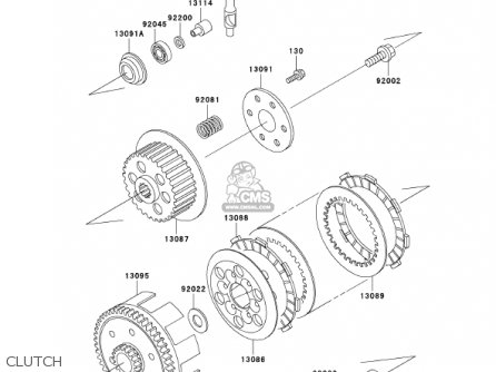 CLUTCH - KX65-A2 KX65 2001 USA CANADA