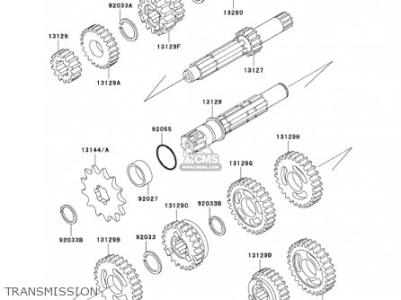 TRANSMISSION - KX65-A2 KX65 2001 USA CANADA