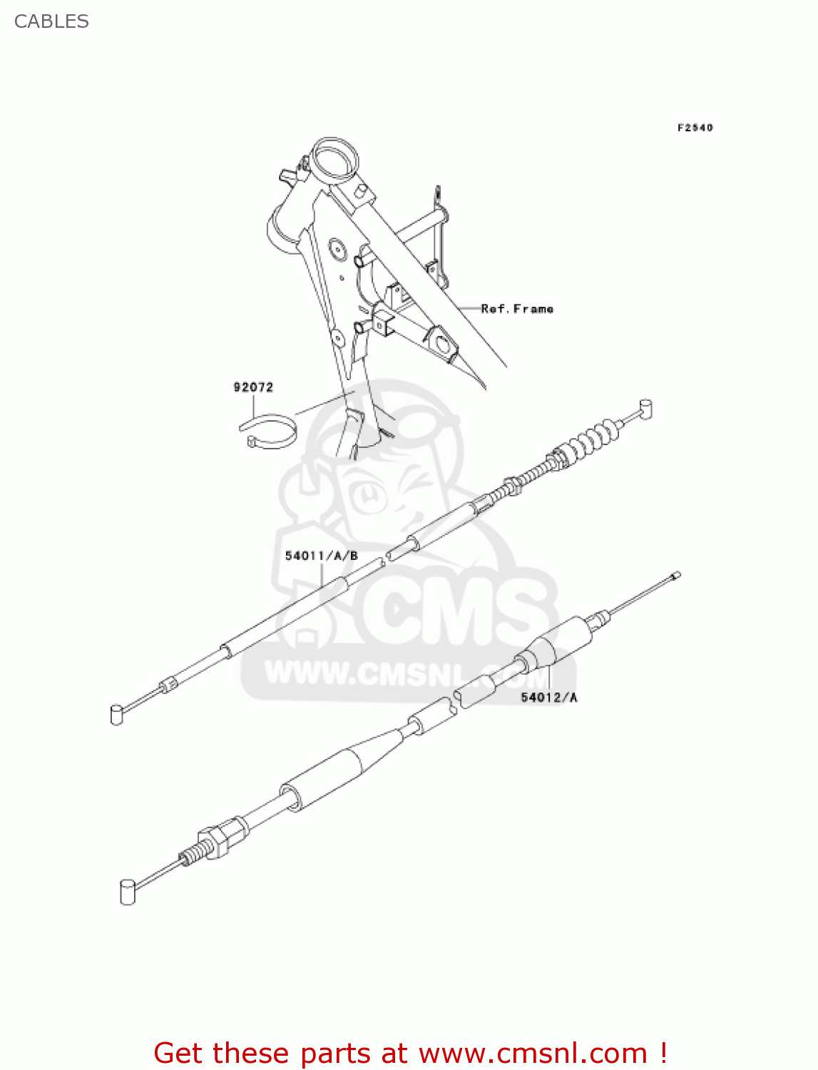 CABLES KX65-A3 KX65 2002 USA CANADA