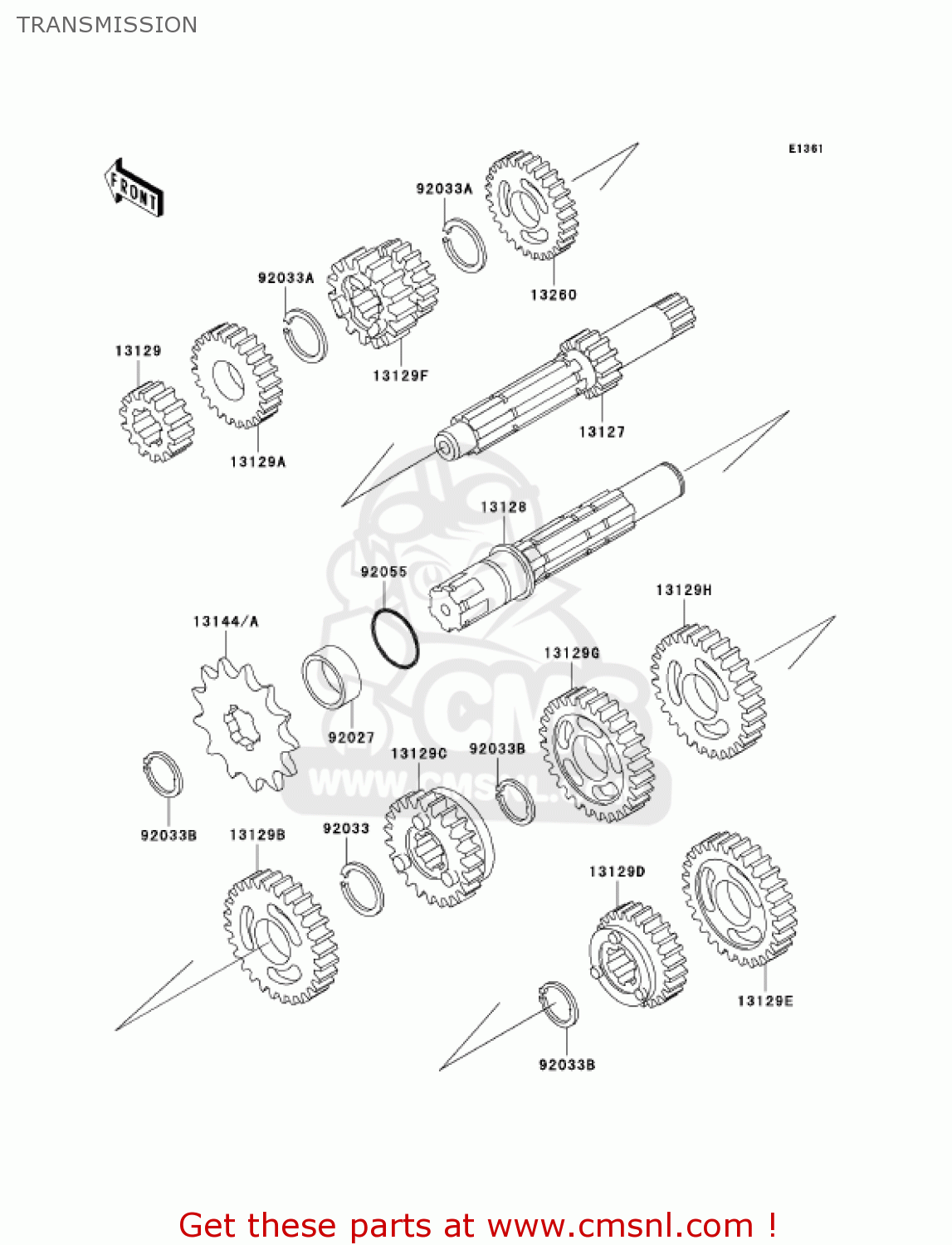 TRANSMISSION KX65-A3 KX65 2002 USA CANADA