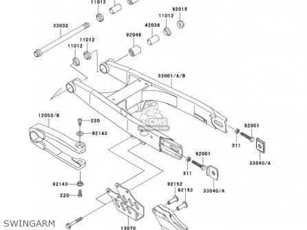 SWINGARM - KX65-A3 KX65 2002 USA CANADA