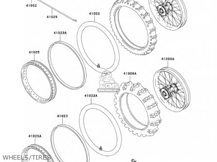WHEELS/TIRES - KX65-A3 KX65 2002 USA CANADA