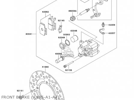 FRONT BRAKE (KX65-A1-A4) - KX65-A3 KX65 2002 USA CANADA