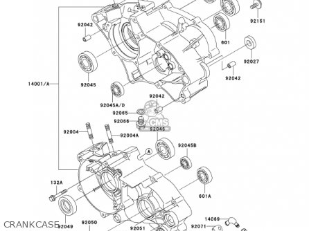 CRANKCASE - KX65-A3 KX65 2002 USA CANADA