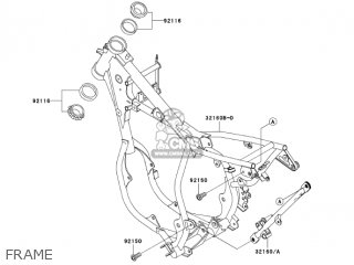 FRAME - KX65-A4 KX65 2003 USA CANADA