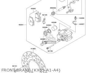 FRONT BRAKE (KX65-A1-A4) - KX65-A4 KX65 2003 USA CANADA
