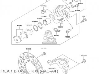 REAR BRAKE (KX65-A1-A4) - KX65-A4 KX65 2003 USA CANADA