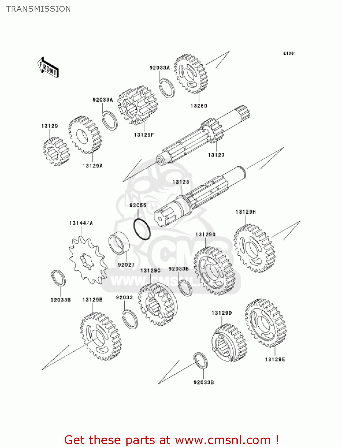 TRANSMISSION KX65-A5 KX65 2004 USA CANADA