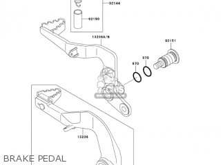 BRAKE PEDAL - KX65-A5 KX65 2004 USA CANADA