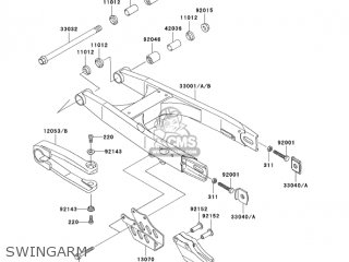 SWINGARM - KX65-A5 KX65 2004 USA CANADA