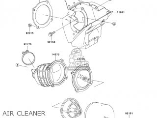 AIR CLEANER - KX65-A5 KX65 2004 USA CANADA