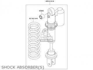 SHOCK ABSORBER(S) - KX65-A5 KX65 2004 USA CANADA
