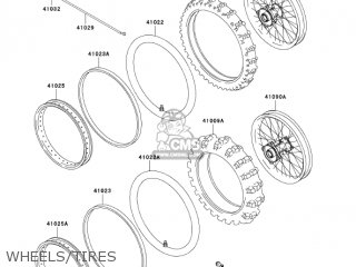 WHEELS/TIRES - KX65-A5 KX65 2004 USA CANADA