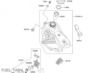 FUEL TANK - KX65-A5 KX65 2004 USA CANADA