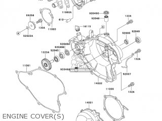 ENGINE COVER(S) - KX65-A6 KX65 2005 USA CANADA